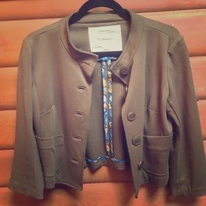 Anthropology Cartonnier All Along Knit Jacket S